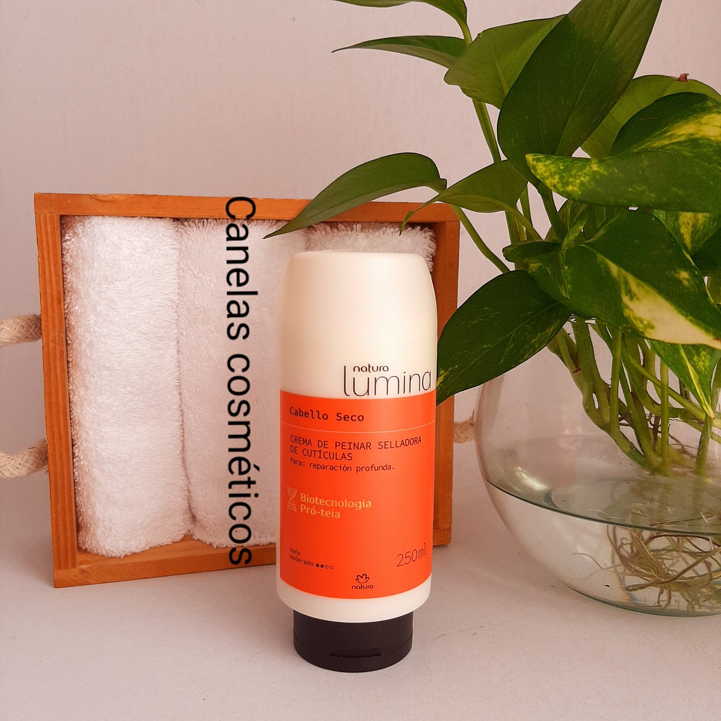 CREMA DE PEINAR SELLADORA LUMINA CABELLO SECO NATURA 250ml