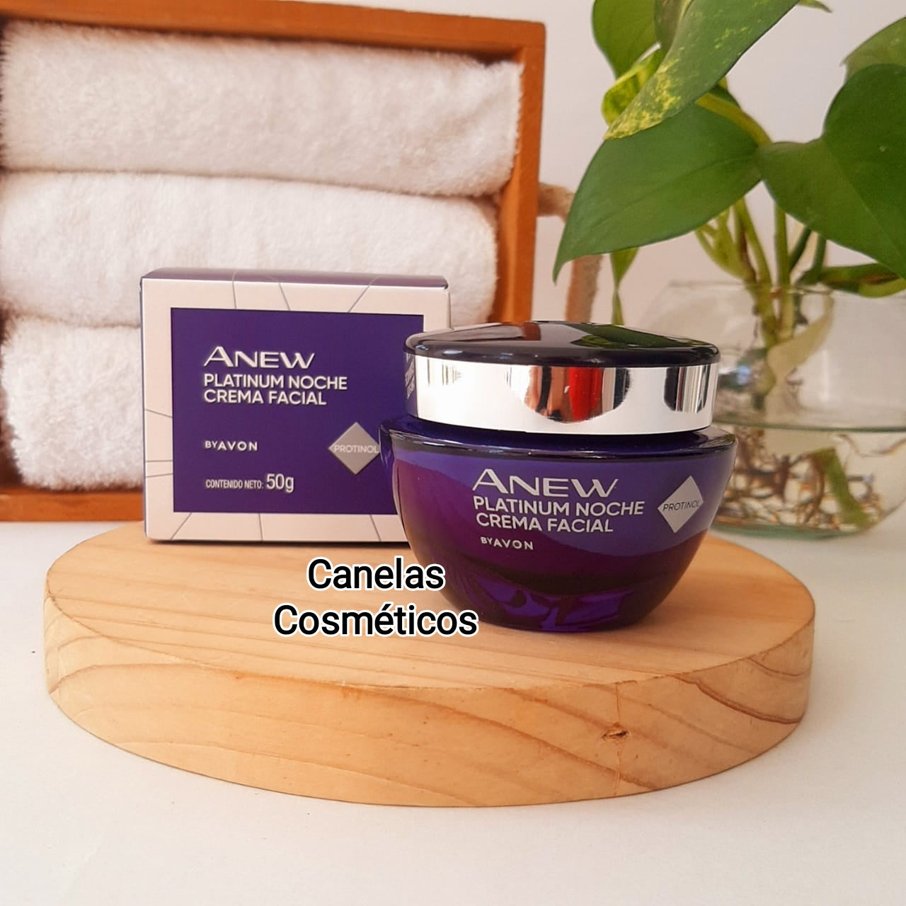 CREMA FACIAL ANEW PLATINUM NOCHE 60+ AVON 50g