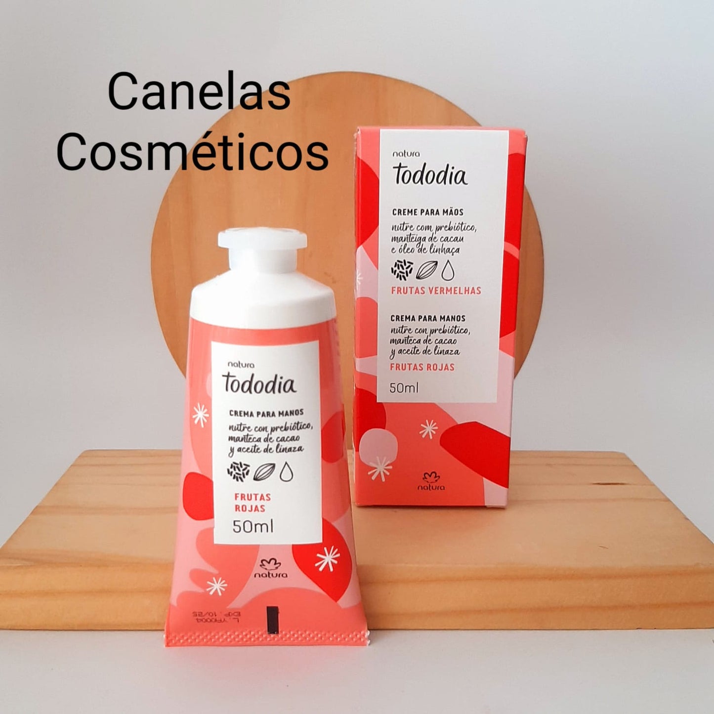 CREMA PARA MANOS DE FRUTAS ROJAS 50ML