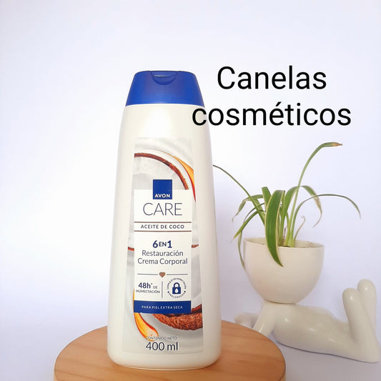 CREMA HIDRATANTE Y REFRESCANTE CORPORAL AVON CARE ACEITE DE COCO 400 ML