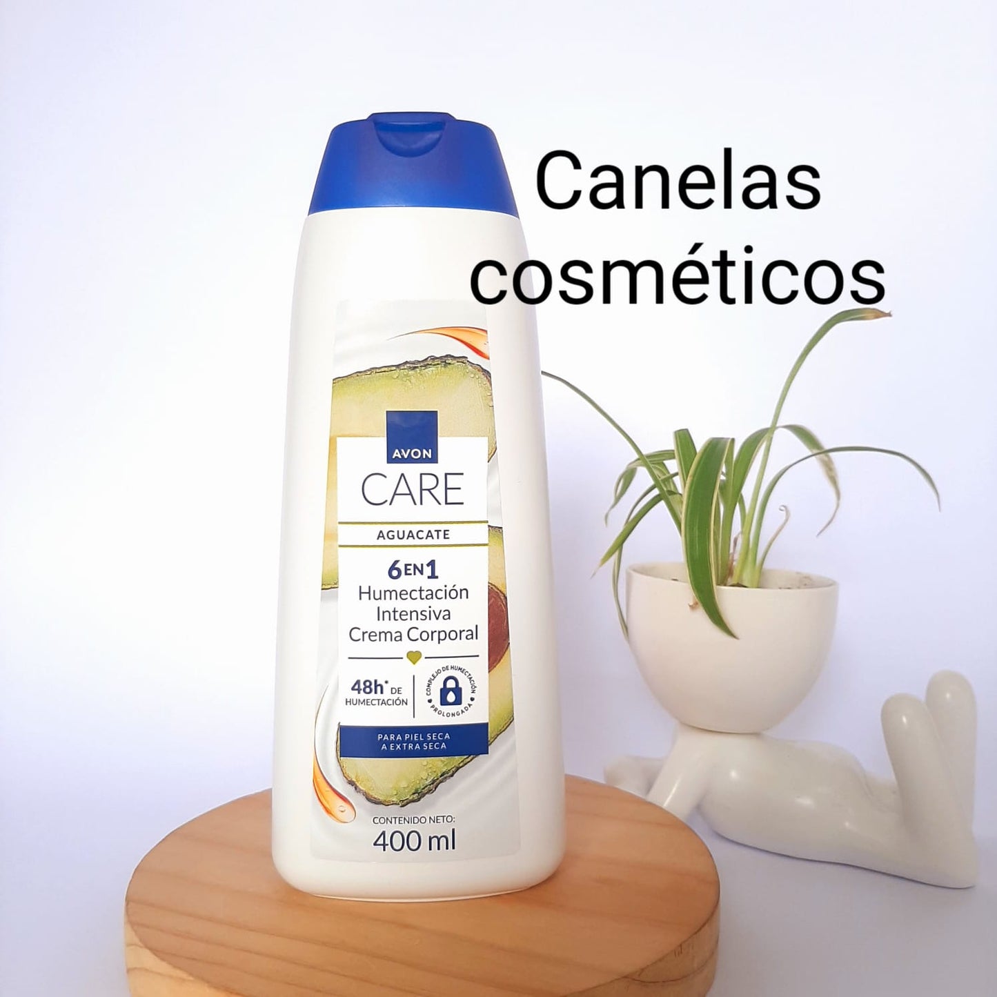 CREMA HIDRATANTE Y REFRESCANTE CORPORAL AVON CARE AGUACATE 400 ML