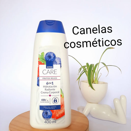 CREMA HIDRATANTE Y REFRESCANTE CORPORAL AVON CARE FRUTOS ROJOS 400 ML