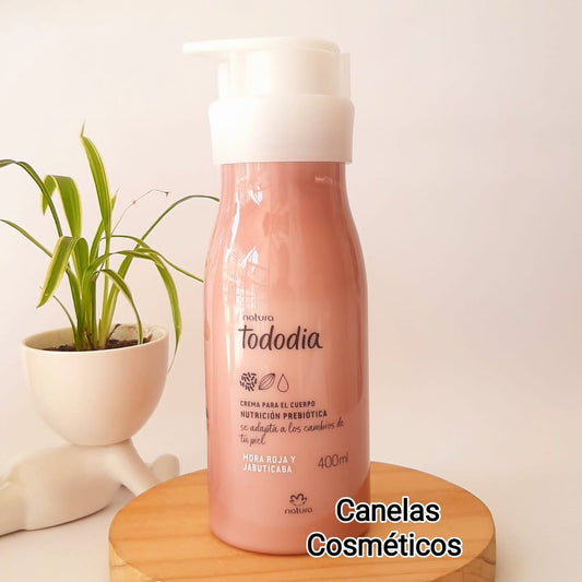 CREMA CORPORAL TODODIA NATURA MORA ROJA Y JABUTICABA   400 ML