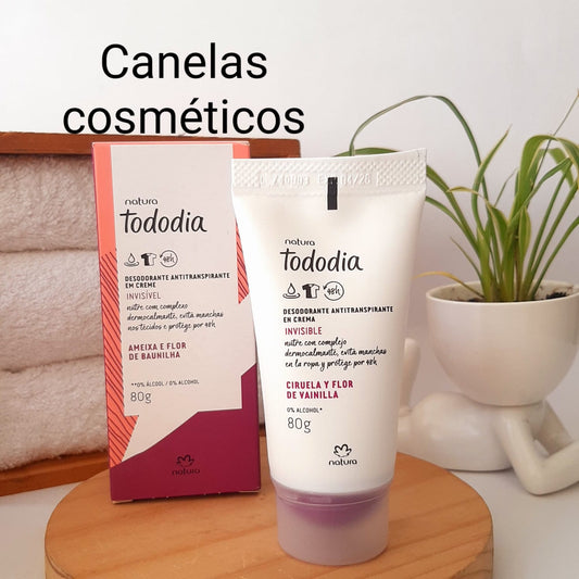 DESODORANTE ANTITRANSPIRANTE CIRUELA Y FLOR DE VAINILLA EN CREMA NATURA 80g