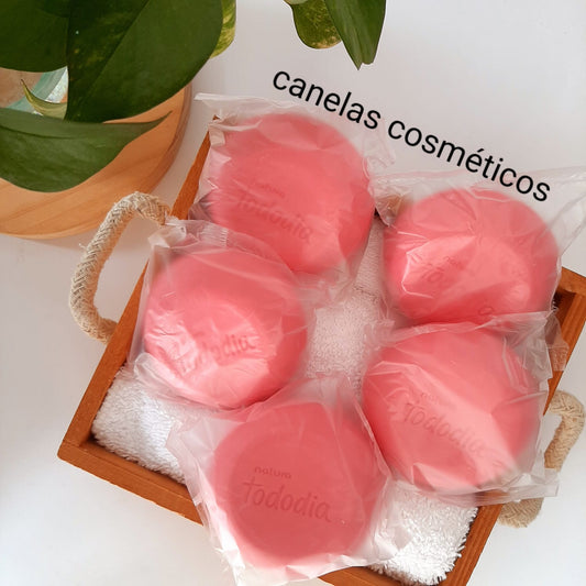 JABONES TODODIA FRAMBUESA Y PIMIENTA ROSA POR 5 UNIDADES 90g C/U