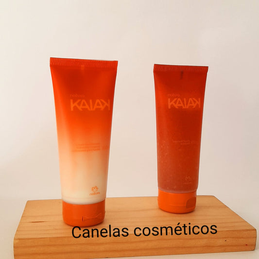 KIT KAIAK CLASICA CREMA Y JABON LIQUIDO EXFOLIANTE