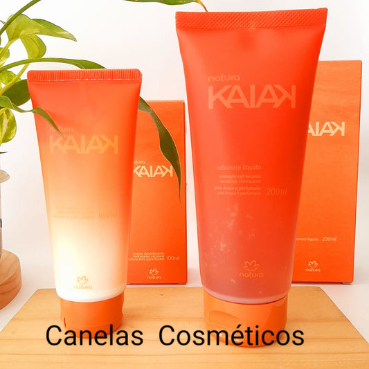 KIT KAIAK CLASICA CREMA 100MLY JABON LIQUIDO 200ML