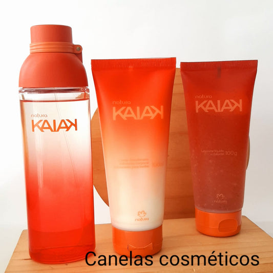 KIT KAIAK CLASICO PERFUME, CREMA Y JABON EXFOLIANTE