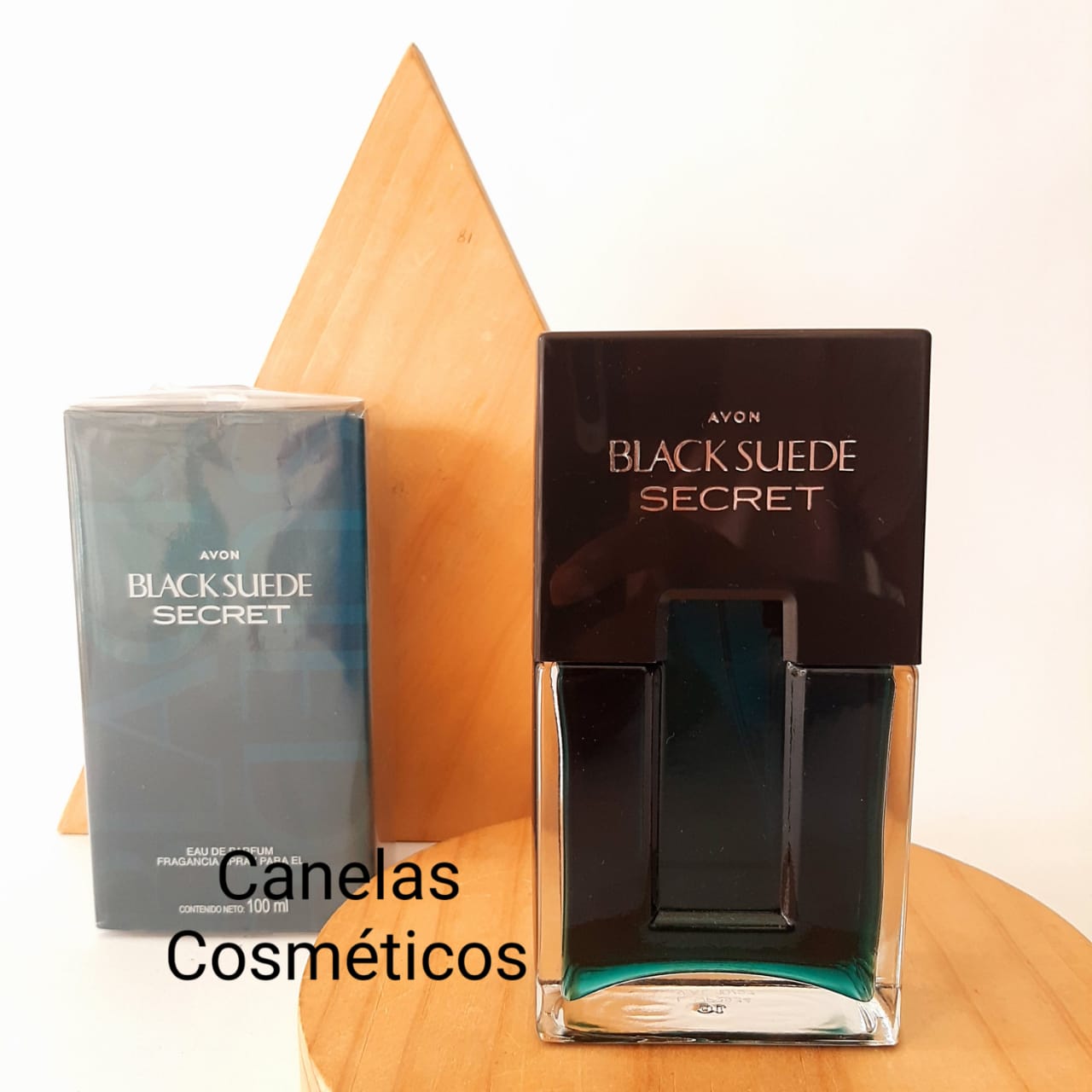 PERFUME BLACK SUEDE SECRET DE AVON, PARA CABALLERO  100 ml