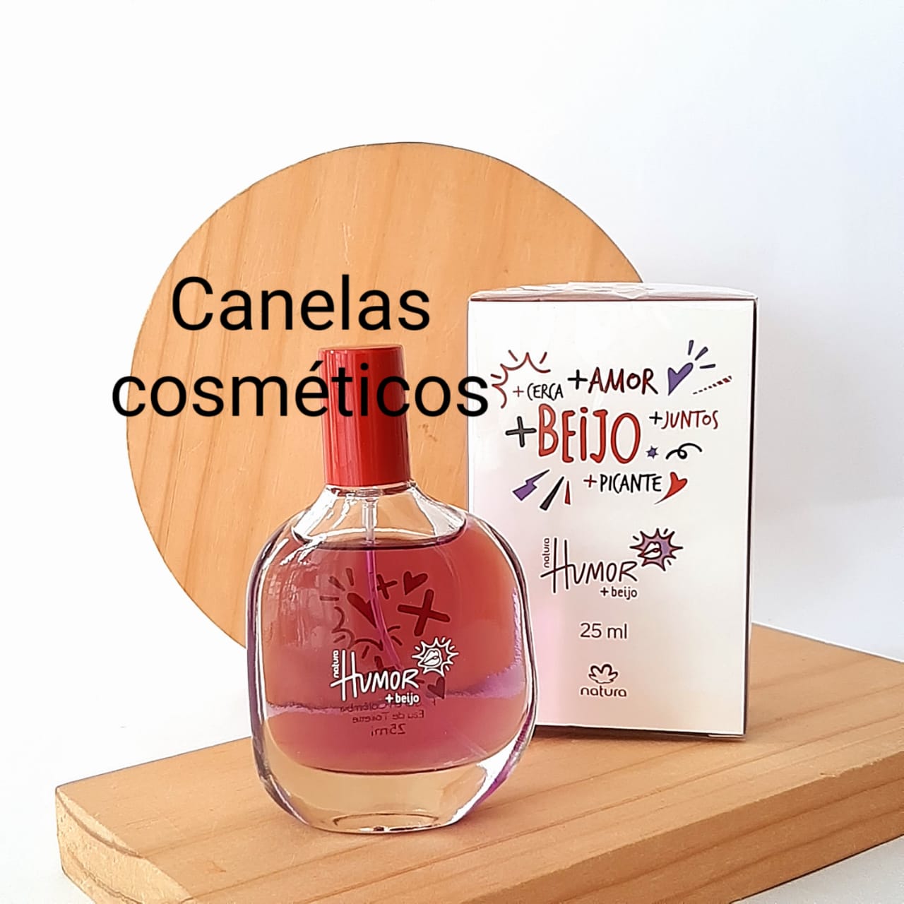 PERFUME MINI HUMOR BEIJO NATURA MASCULINO 25ml