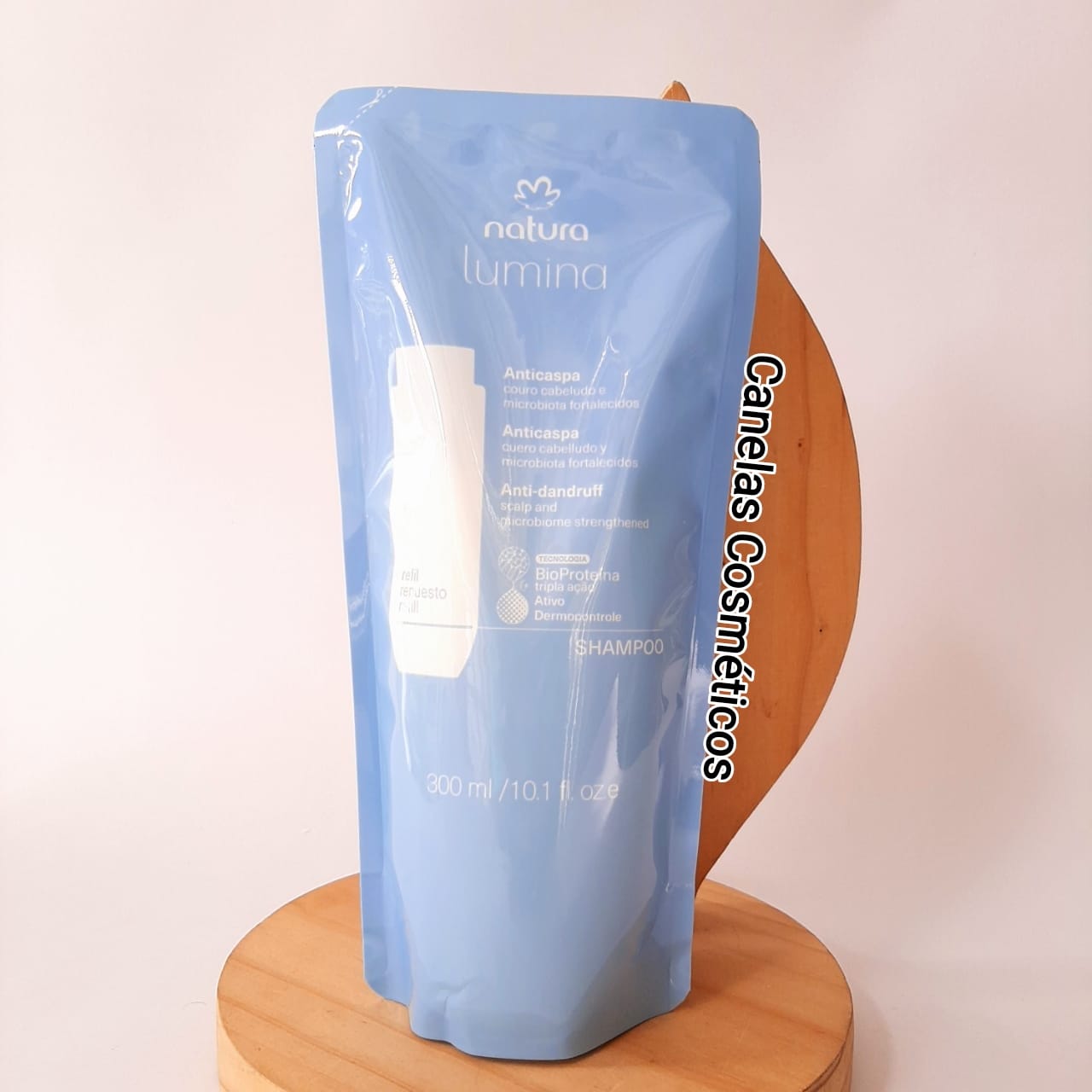 REPUESTO SHAMPOO REEQUILIBRANTE ANTICASPA NATURA LUMINA    300ml