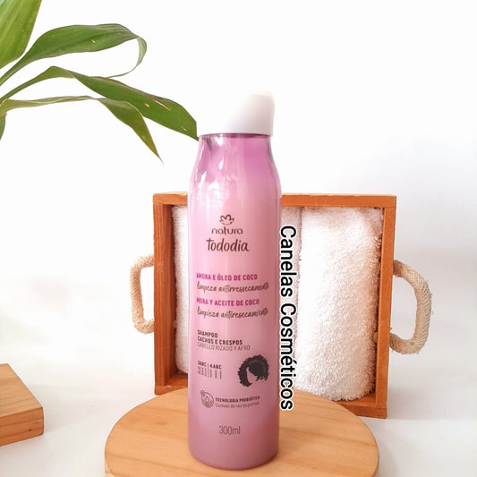 SHAMPOO CABELLO RIZADO Y AFRO  NATURA TODODIA 300ml